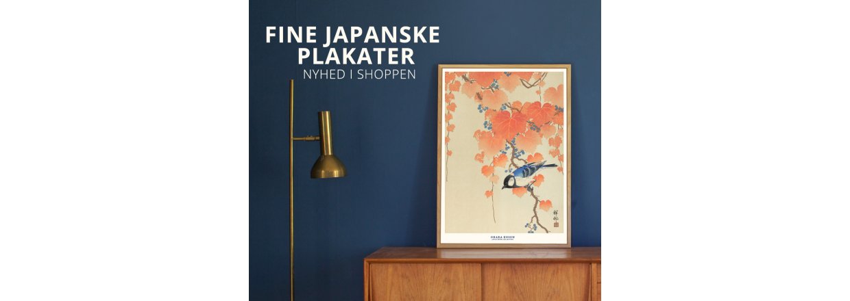 Få de fine japanske farver på væggen