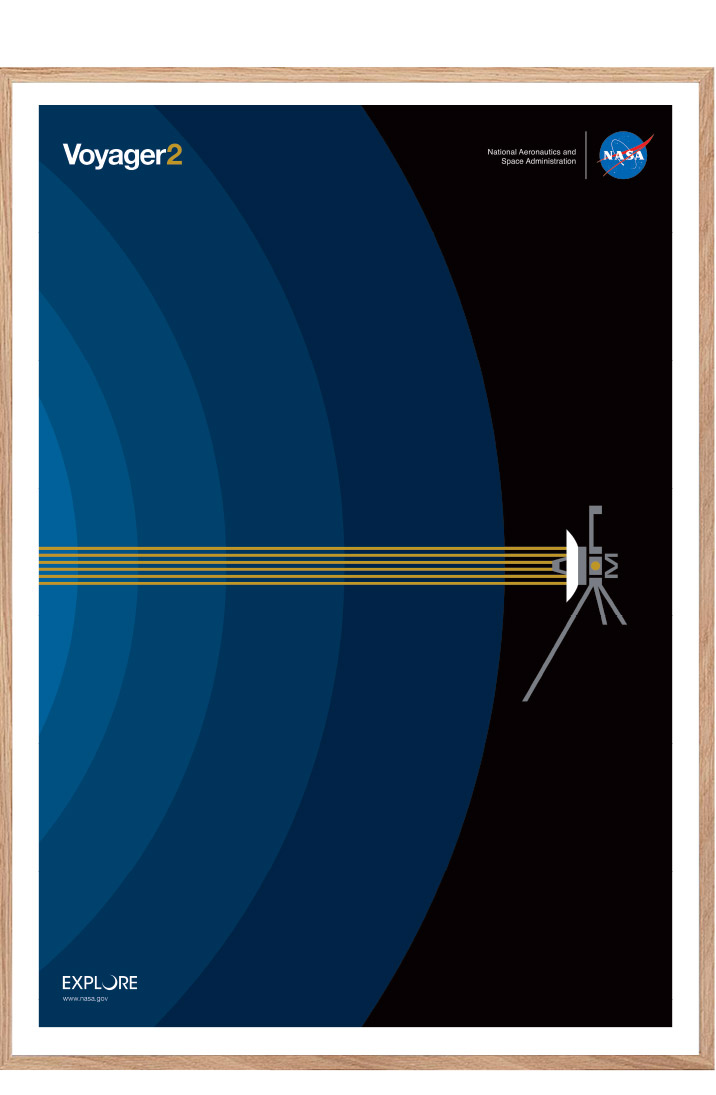 voyager spacecraft poster